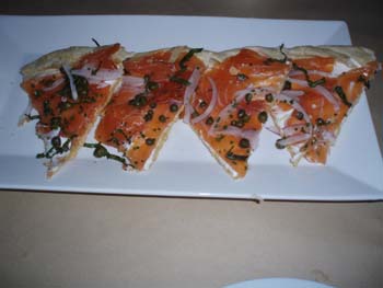 Smoked Salmon Pizzette