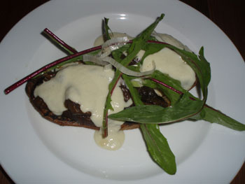 Vegan Mushroom Bruschetta 