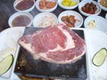 Steak on Korean Stone Grill