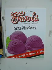 Farr's Famous Wild Huckleberry Ice Cream