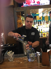 Bartender Cesar Ramirez