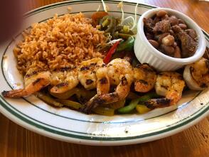 Mesquite Grilled Jumbo Shrimp Fajitas