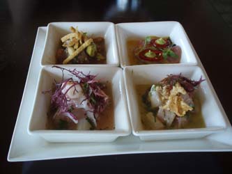 Ceviche Sampler