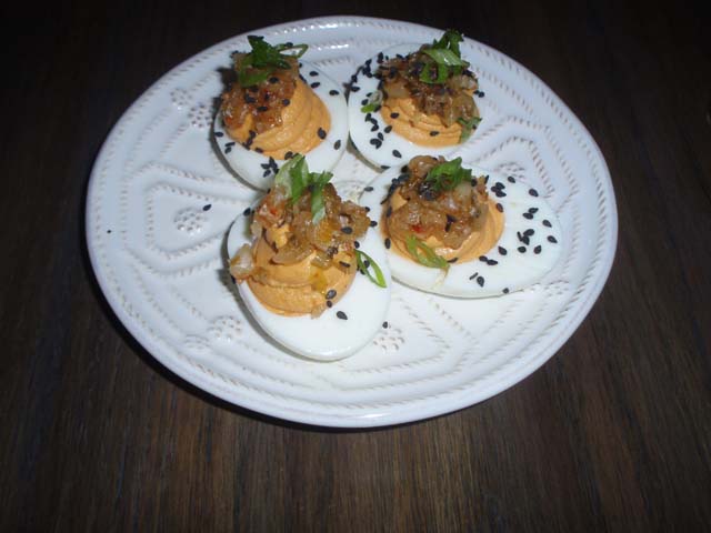 Deviled Jidori Eggs