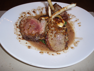 Grilled Marinated Lamb Rack