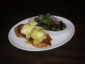 Chicken & Waffles Benedict