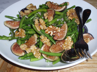 Haricots Vert with Figs